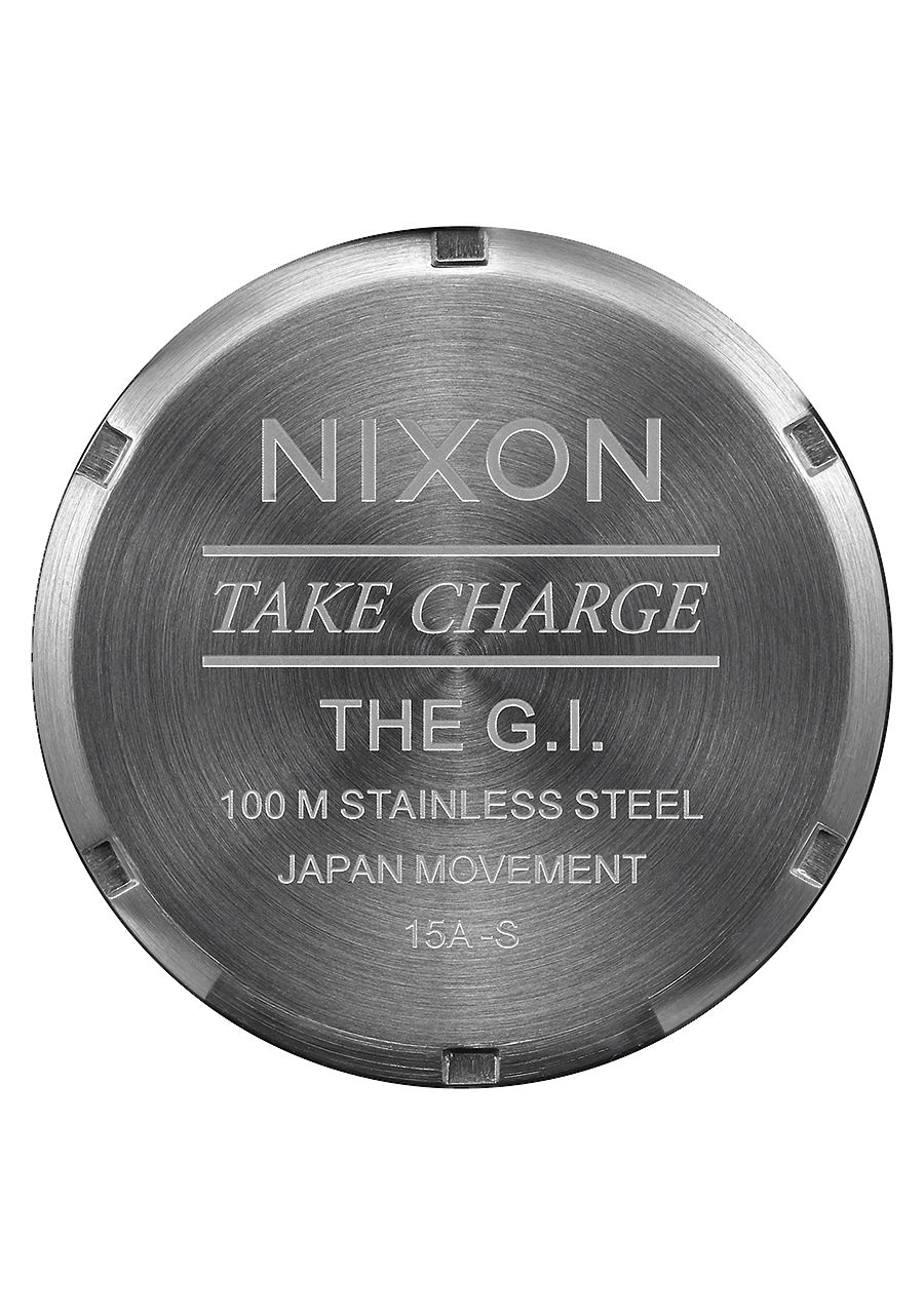 Nixon A933-000-00 นาฬิกาผู้ชาย Nixon รุ่น A933000, G.I. Leather Men's Watch