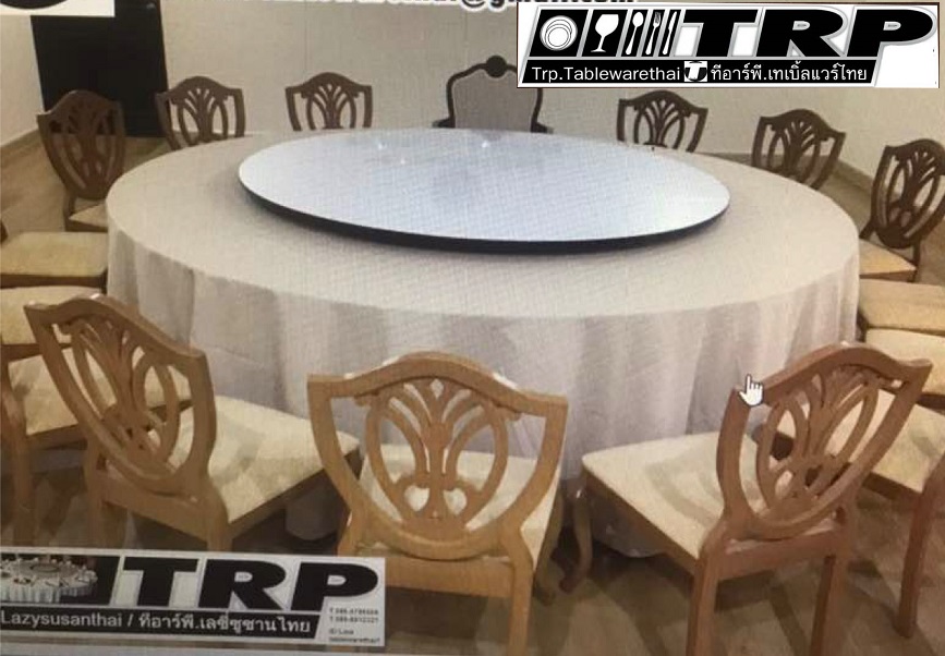 วิธีเลือกขนาด จานหมุนอลูมีเนียม รางหมุน ฐานรองหมุน ตลับลูกปืน (สำหรับวางแผ่นไม้แผ่นหินแผ่นกระกระจกหมุนโต๊ะอาหาร) 懒惰的苏珊 旋转底座 食品转盘