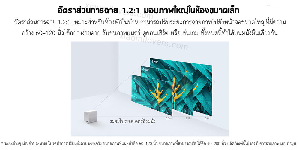 Mi Smart Compact Projector - มินิโปรเจคเตอร์อัจฉริยะ (Global Version)