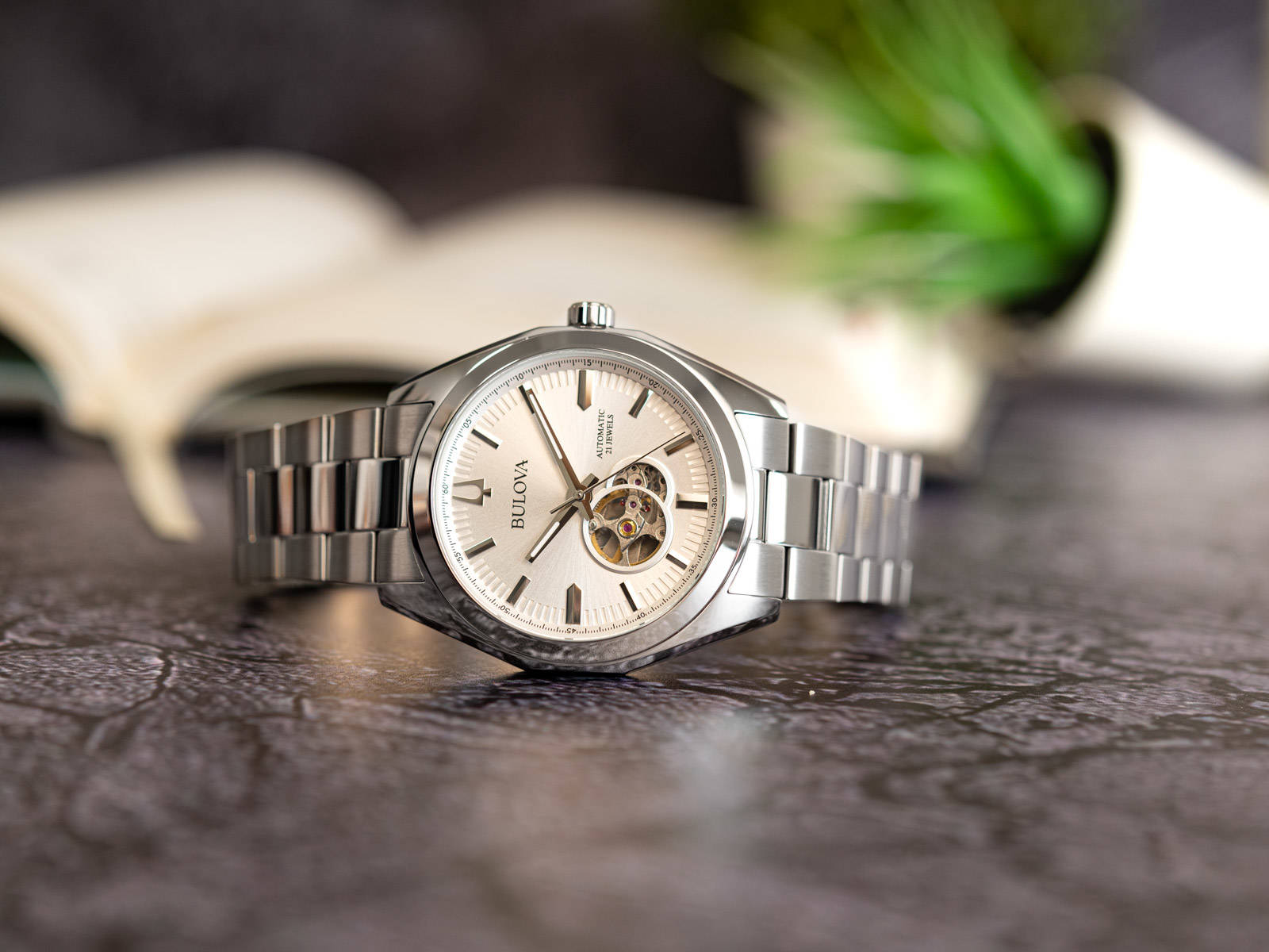 Bulova 96A274 นาฬิกาผู้ชาย Surveyor Expansion Men's Watch