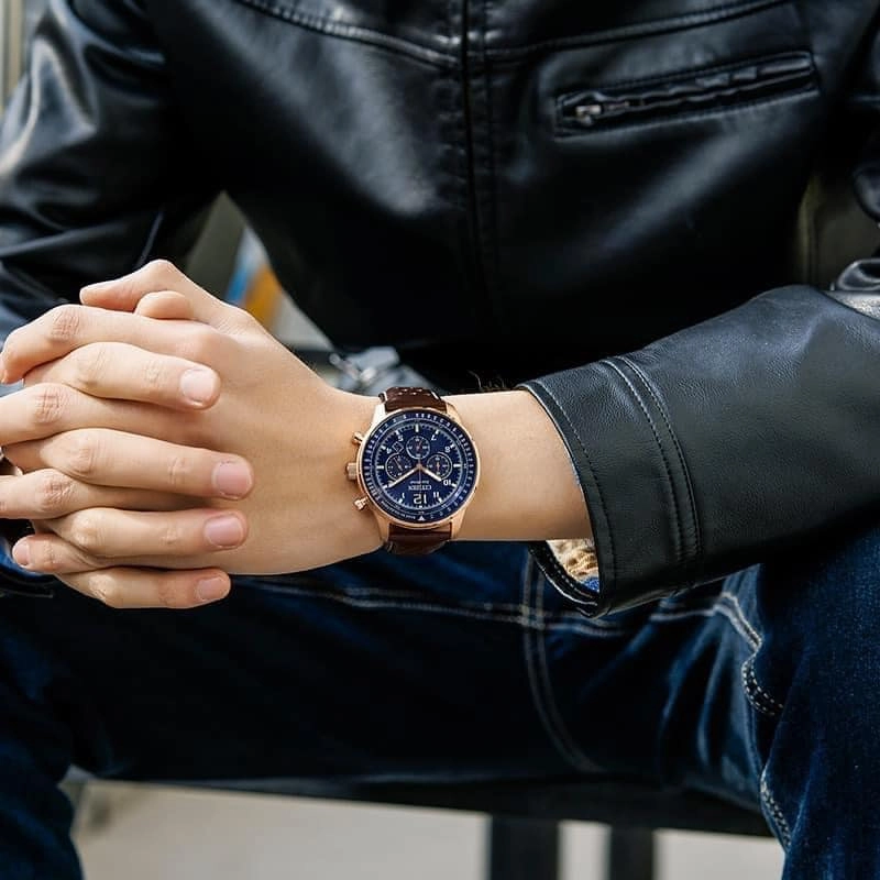 Citizen CA4503-18L นาฬิกาผู้ชาย Chronograph Eco-Drive Men's Watch