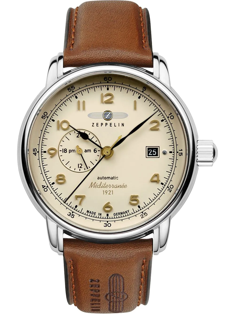 Zeppelin 9668-5 นาฬิกาผู้ชาย Automatic Méditerranée Men's Watch