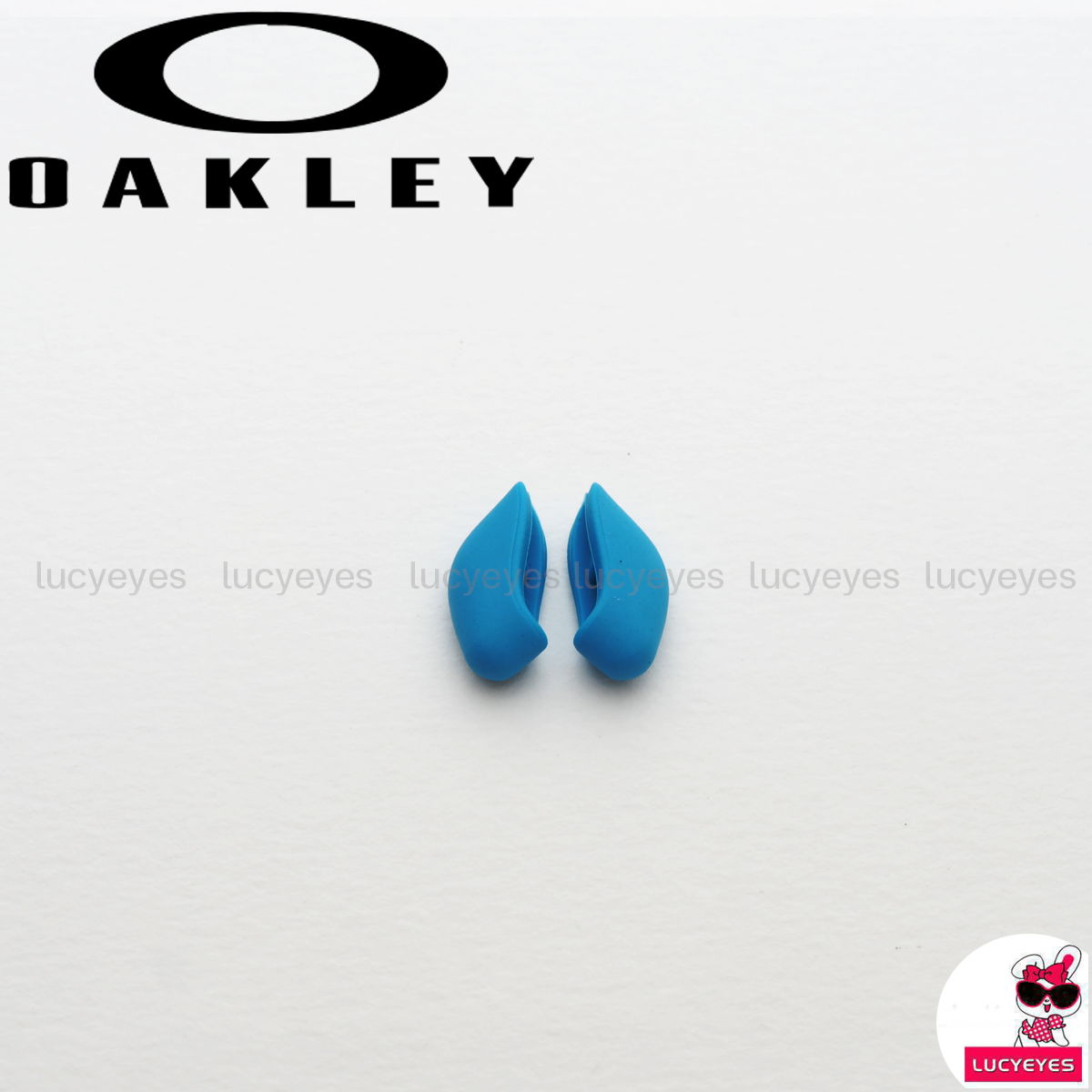 แป้นจมูกแว่น OAKLEY OO9112, FLAK JACKET, OO9153, HALF JACKET 2.0, OO9271 FLAK 2.0, OO9188 (ไม่เอเชีย) สีฟ้า