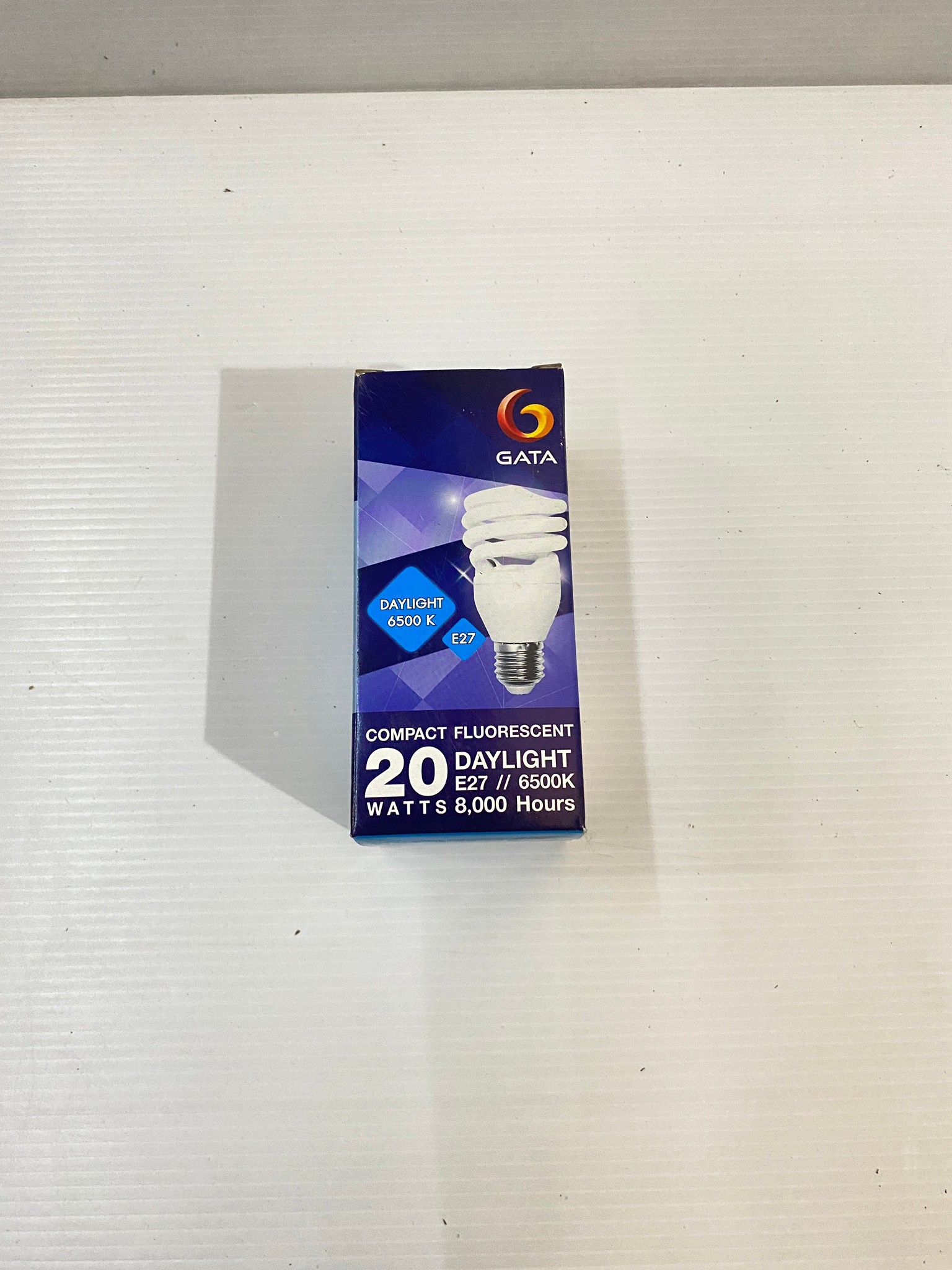 หลอดตะเกียบ SPIRAL 20W 23W แสง Daylight ขั้ว E27 GATA (หลอดประหยัดไฟ) แสงขาว
