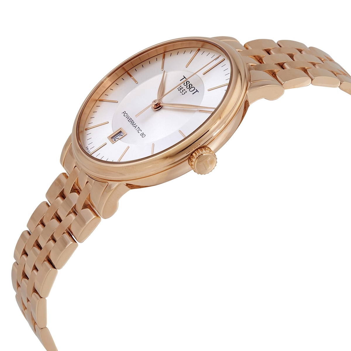 Tissot T122.407.33.031.00 นาฬิกาผู้ชาย Carson Premium Powermatic 80 Men's Watch