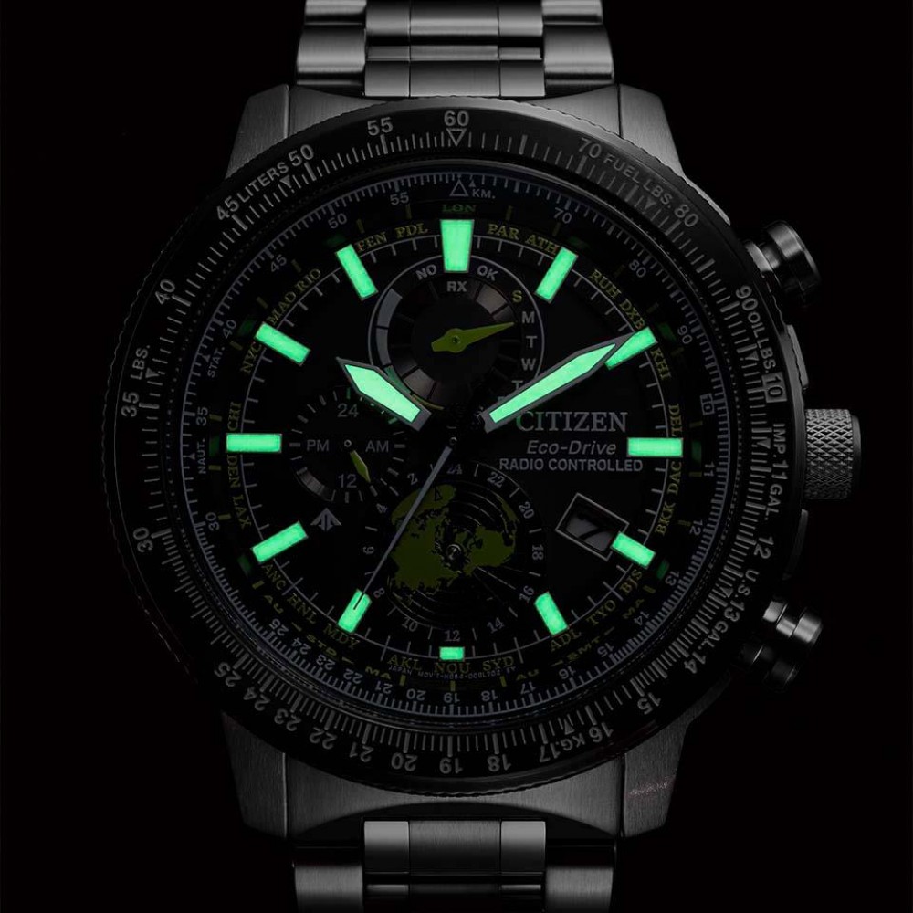 Citizen BY3006-53E นาฬิกาผู้ชาย Eco-Drive Promaster GEOTrekker Radio Controll Men's Watch