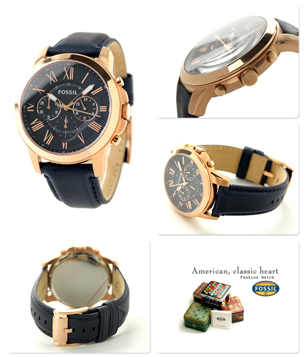 Fossil FS4835 นาฬิกาผู้ชาย Fossil รุ่น FS4835, Grant Chronograph Men's Watch