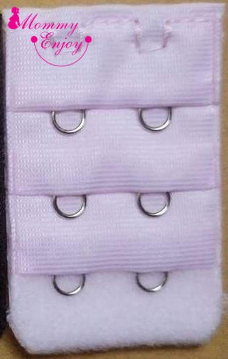 ตะขอเพิ่มขนาดเสื้อชั้นใน เลือนได้ 3 ระดับ แบบ 2 แถว มี 4 สี ขาว ดำ ชมพู เนื้อ