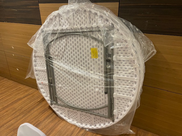 Trp.ทีอาร์พี square Table Plastic 45X180 cm. โต๊ะสี่เหลี่ยมผืนผ้าโต๊ะประชุมโต๊ะพับขาหน้าพลาสติก ขาเหล็กสีอบ่โต๊ะสัมมนาโต๊ะโรงแรมโต๊ะร้านอาหาร Trp. Tablechairthai