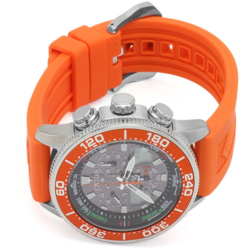 Citizen JR4061-00F นาฬิกาผู้ชาย Eco-Drive Promaster Sailhawk Analog & Digital Men's Watch