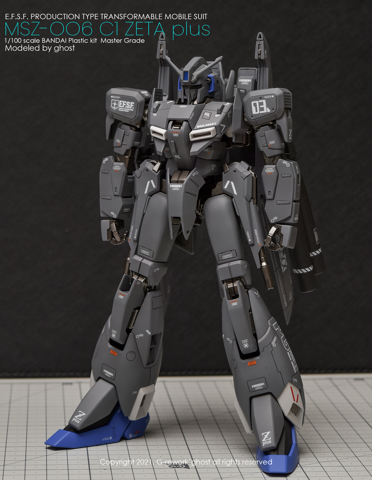 G-REWORK CUSTOM DECAL MG 1/100 ZETA PLUSE