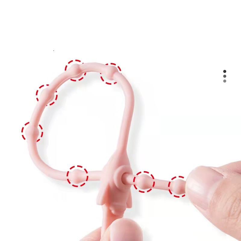 สายคล้องซิลิโคน food grade ยาว 44 ซม. สายคล้องจุกหลอกซิลิโคน สายคล้องยางกัดซิลิโคน