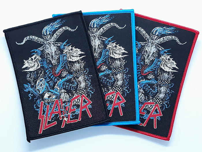 SLAYER 'Goat' Woven Patch อาร์มแบบทอ