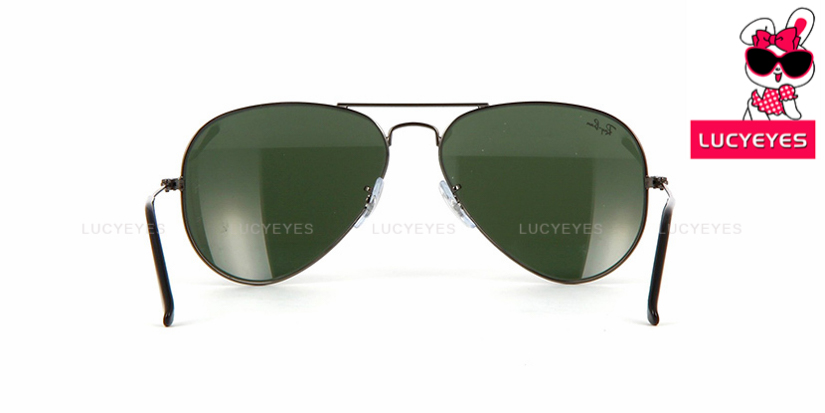 RAYBAN RB3025 W0879 ORIGINAL AVIATOR Size58 กรอบGUNMETAL เลนส์ G-15(เขียวดำ) 4