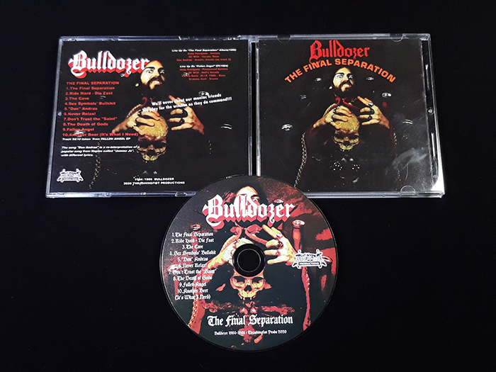 BULLDOZER ‘The Final Separation’ CD (Thrashing Fist Prods edition)