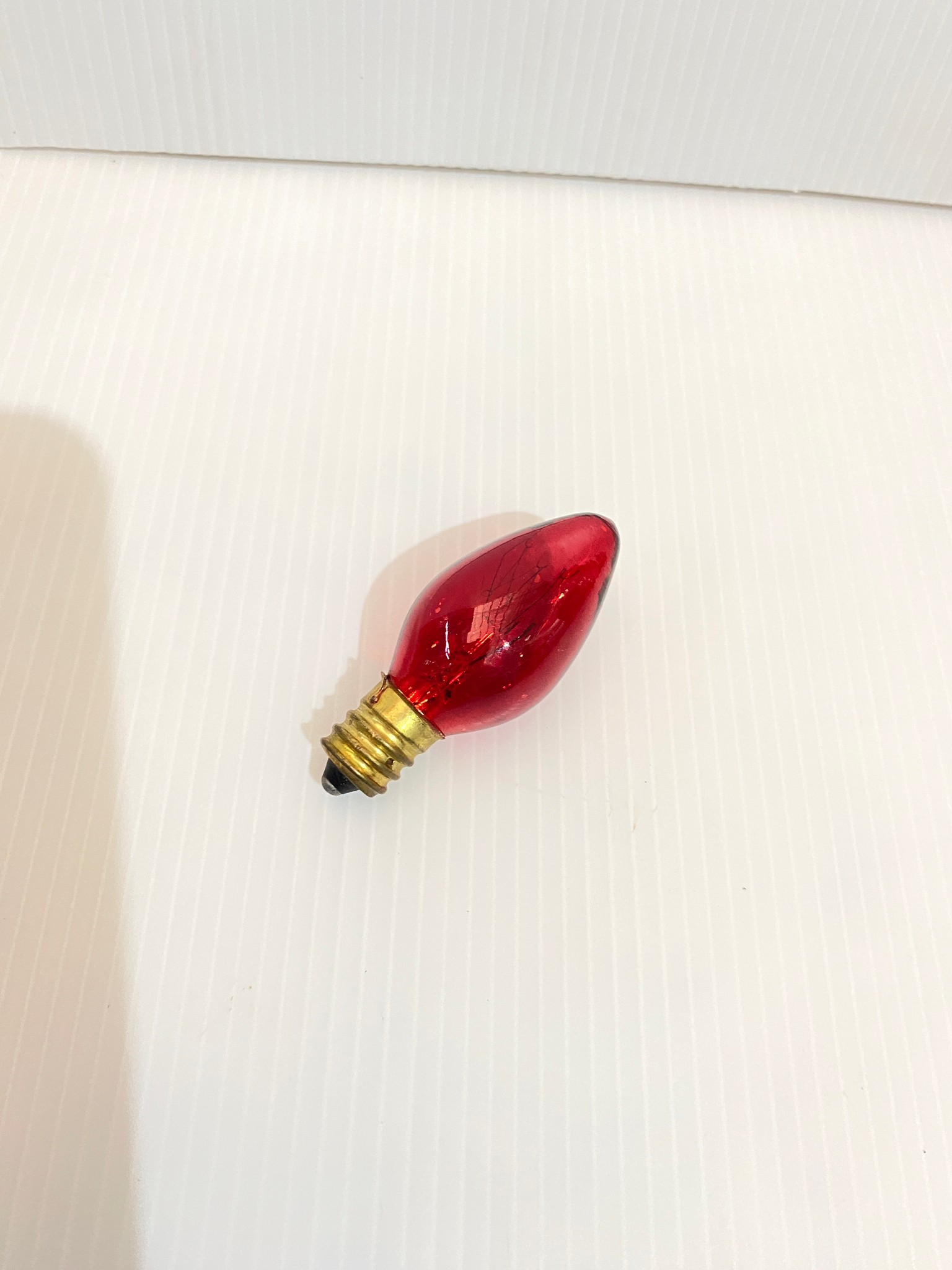 หลอดจำปาขั้ว E12 หลอดไฟ เจ้าที่ ศาลพระภูมิ 7W สีแดง สีม่วง สีส้ม