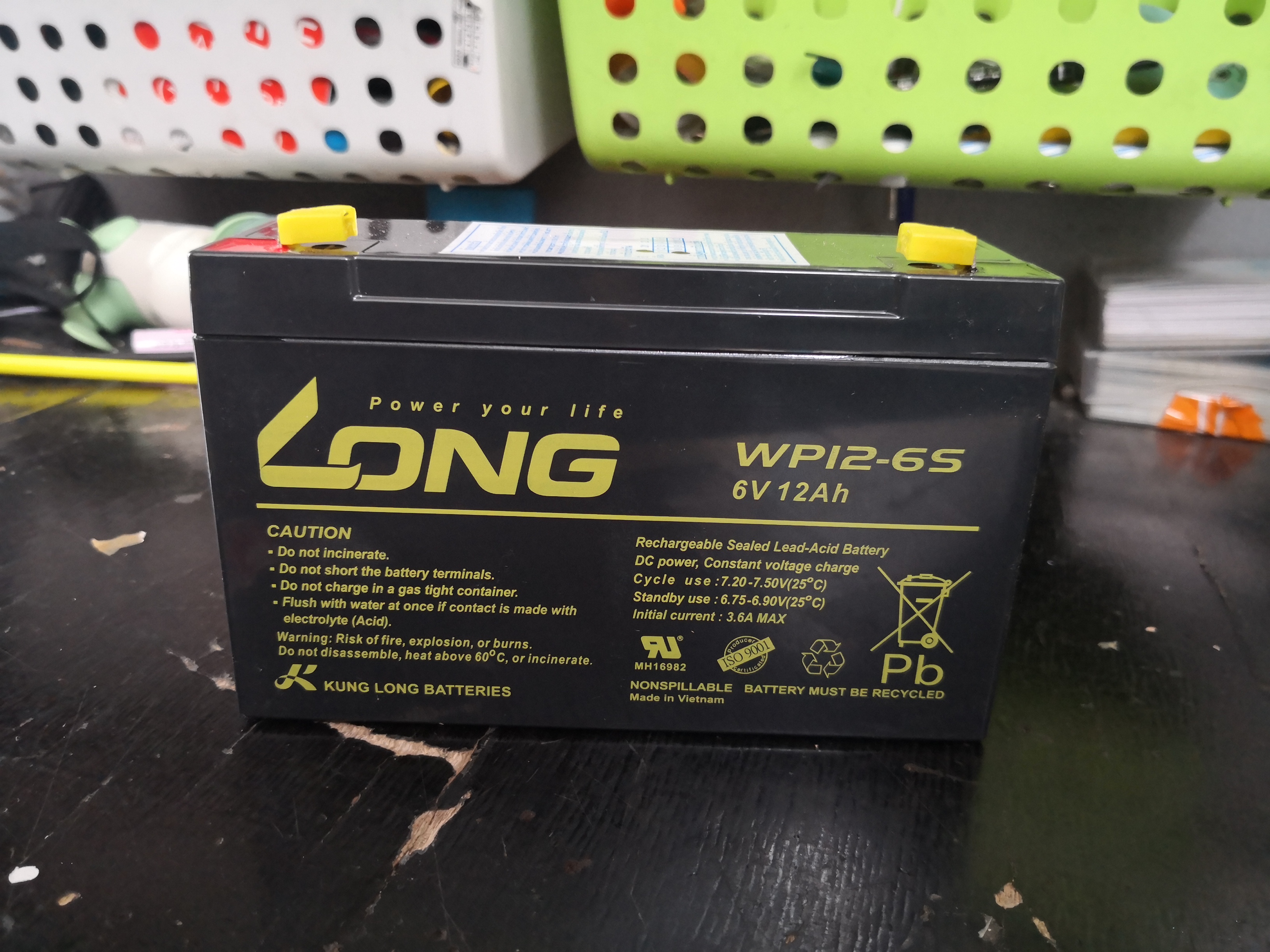 6V 12AH LONG
