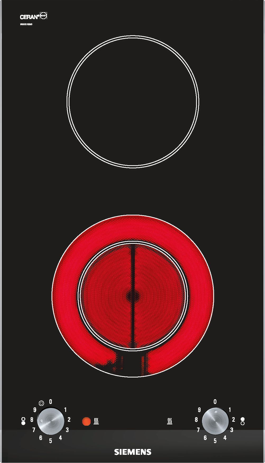 เตาฝังไฟฟ้า เซรามิคสีดำ ขนาด 60 ซม. SIEMENS รุ่น ET375GF11E