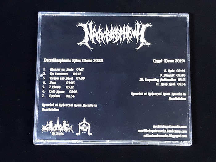 NECROBLASPHEMY 'Necroblasphemic Rites / Crypt' CD