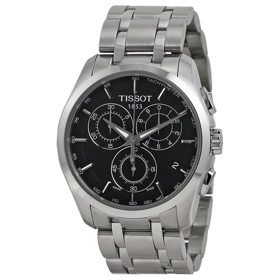 Tissot T035.617.11.051.00 นาฬิกาผู้ชาย Tissot รุ่น T0356171105100, T-Classic Couturier Chronograph Men's Watch