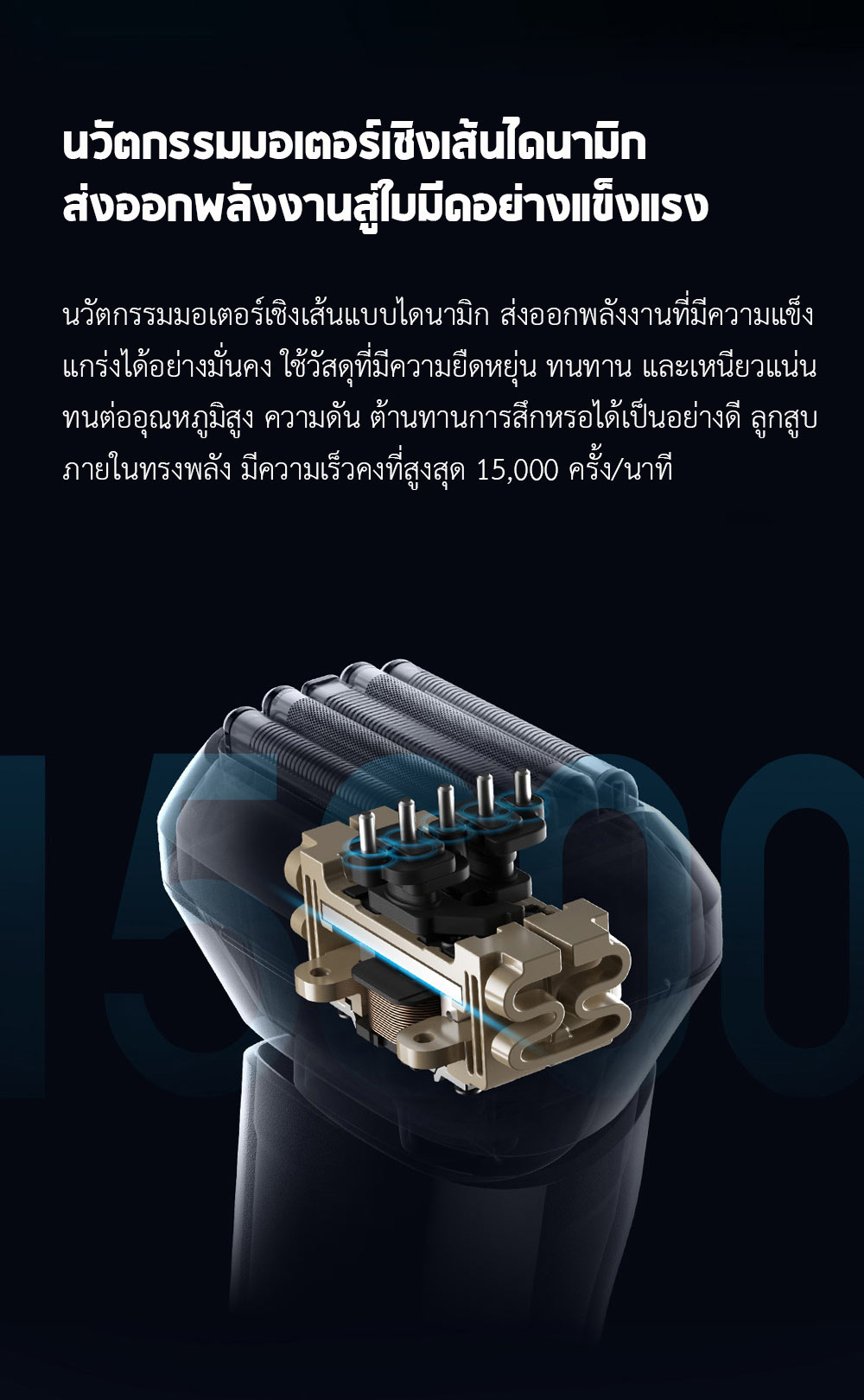 Xiaomi Mijia Five Blades Electric Shaver - เครื่องโกนหนวดไฟฟ้าแบบ 5 ใบมีด