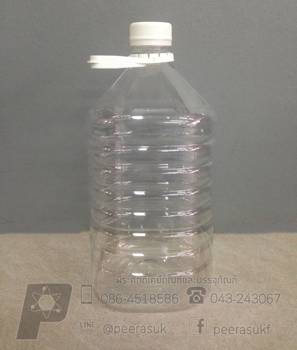 แกลลอน pet 5ลิตร หูหิ้ว จำนวน 1 ชิ้น