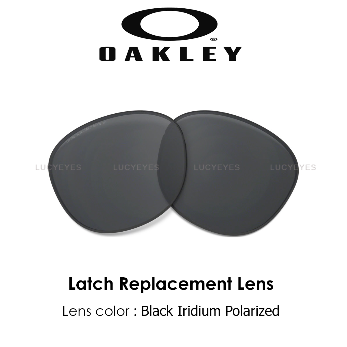 อะไหล่เลนส์ Oakley Latch OO9349 - สี Black Iridium Polarized
