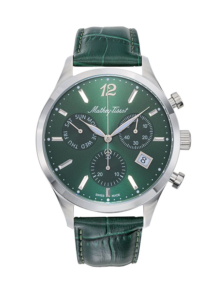 Mathey-Tissot H411CHALV นาฬิกาผู้ชาย Urban Chronograph Quartz Men's Watch