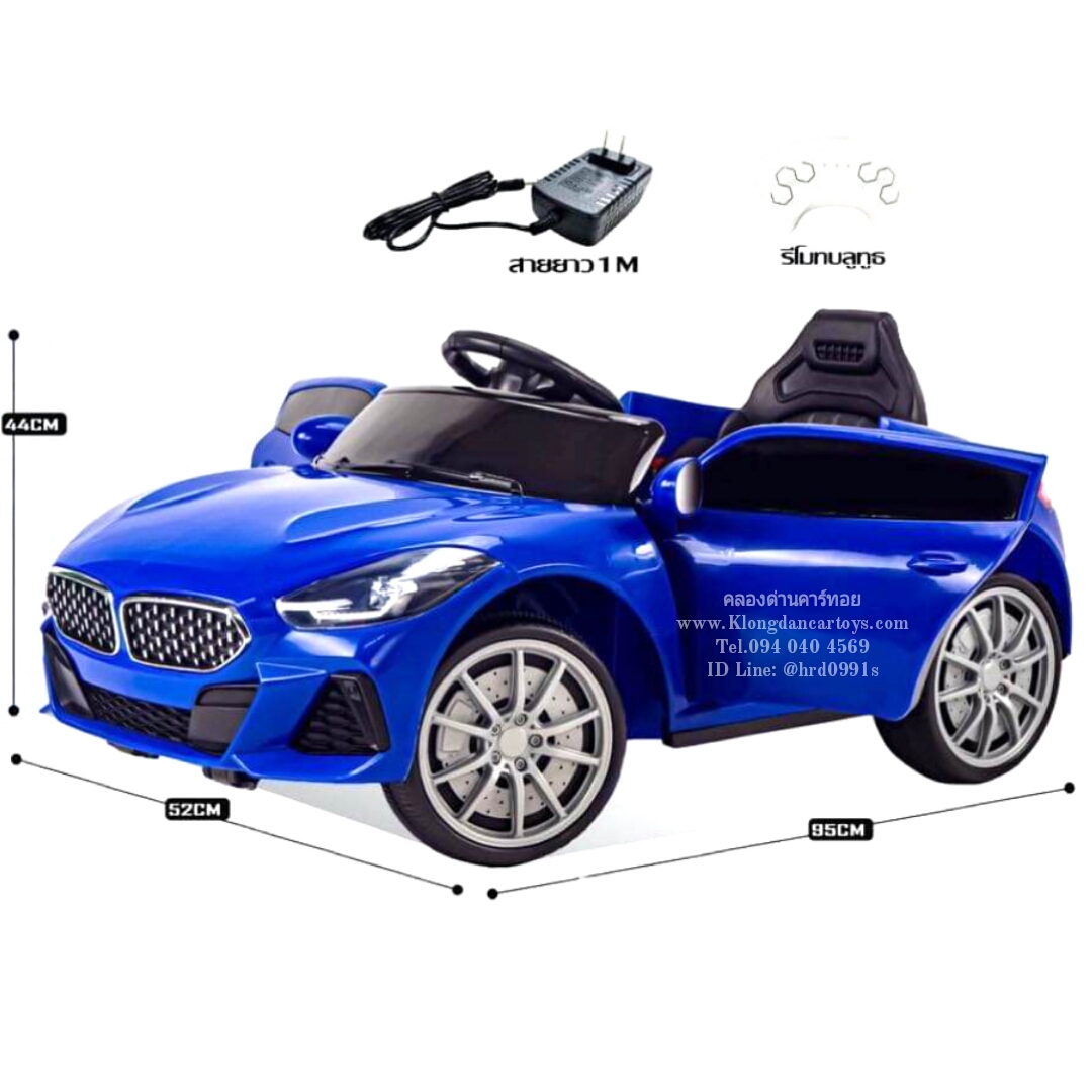 💥NEW💥รถเด็กแบตเตอรี่BMWz4คูเป้*ใช้มือถือบังคับได้*(โยกแบบสไลด์, 2มอเตอร์ใหญ่,แบต6v7a, ออกตัวสมูท, เล่นUSB SD MP3, รีโมทบูลทูธ, มีโช้ค, มีประตูเปิดได้)
