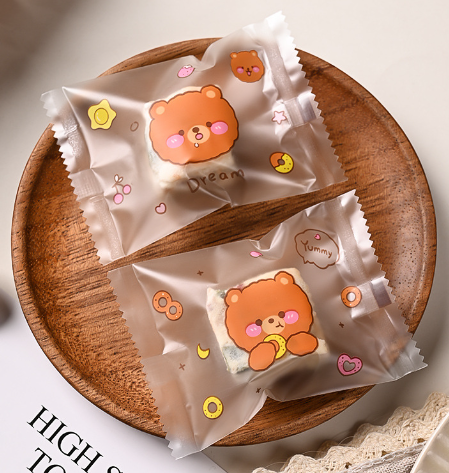 ถุงซีล ใส่ขนม คุกกี้ ลูกอม ขนาด 7x9.5-10 ซม. จำนวน 97-100 ใบ/แพ็ค ชุดที่ 6/6