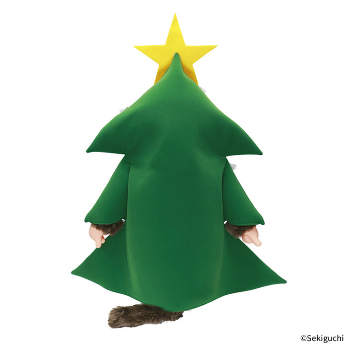 [PRE-ORDER] ตุ๊กตา ม่อนชิชิ Size 2L ม่อนชิชิคุง ในชุดต้นคริสต์มาส Monchhichi Christmas Tree ตัวใหญ่ H90 x W83 x D25 cm นำเข้าจากญี่ปุ่น クリスマスツリーモンチッチ 2Lサイズ 男の子 840793
