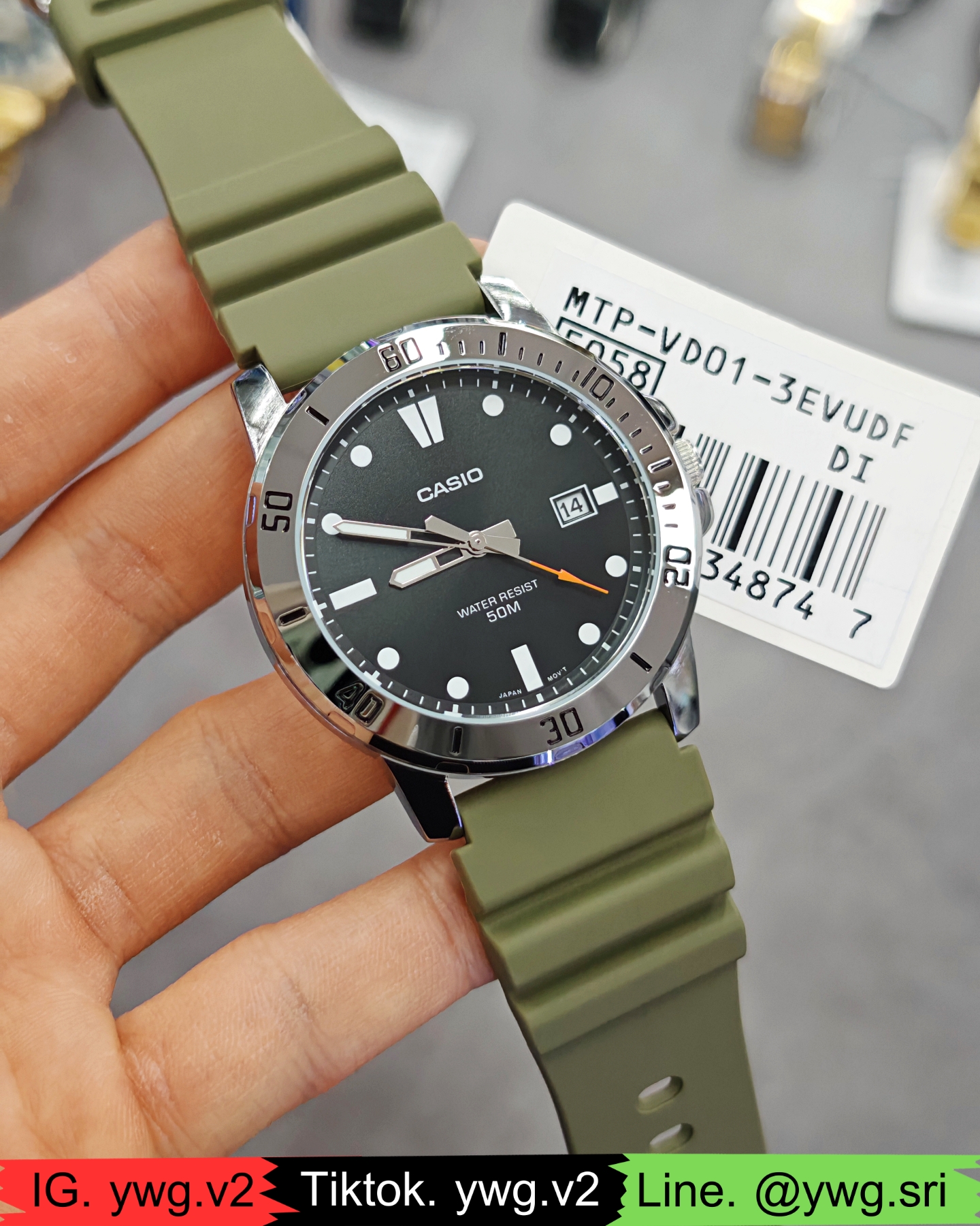 CASIO รุ่น MTP-VD01-3E
