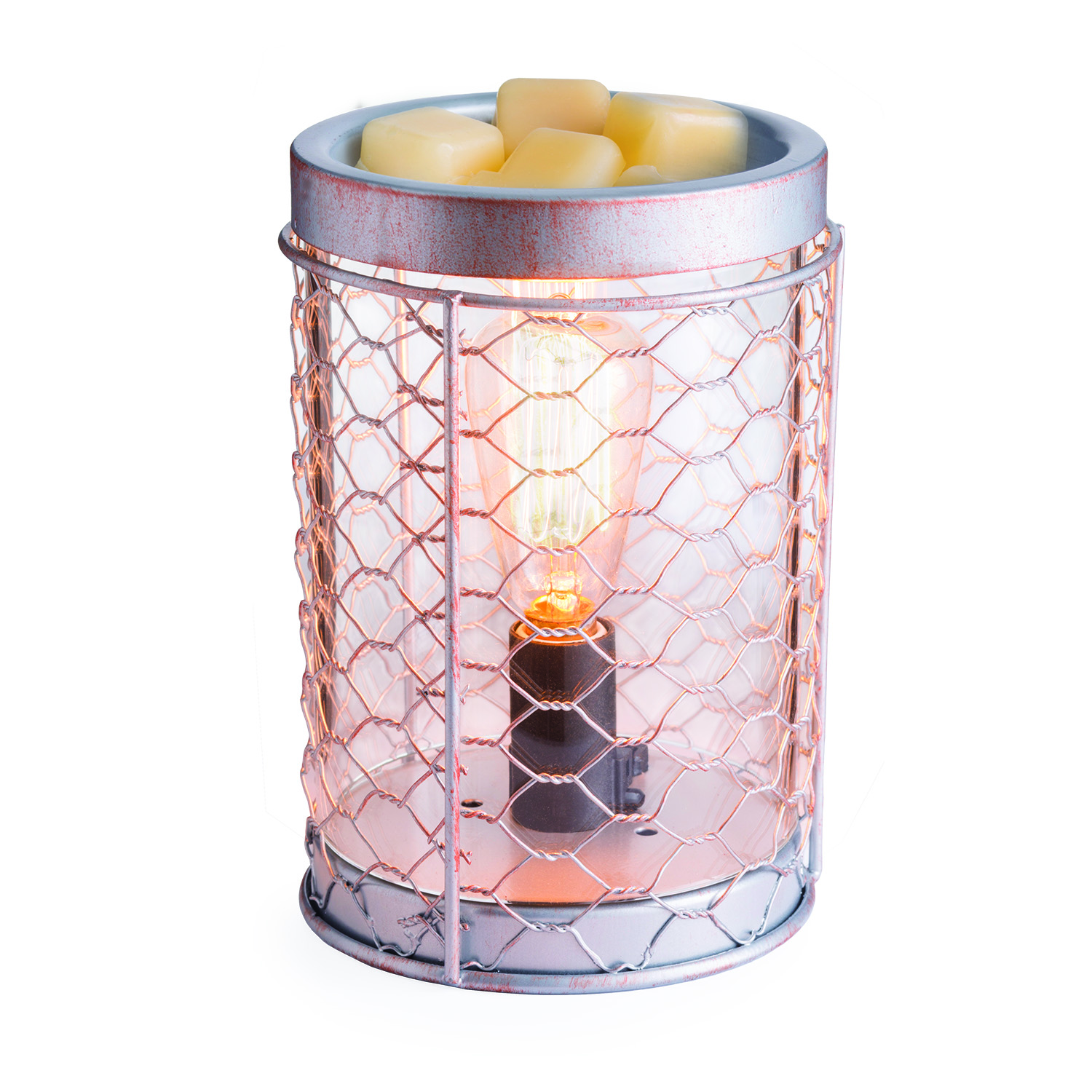 Chicken Wire Illumination Warmer Silver