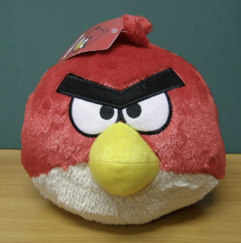 ตุ๊กตานก Angry Bird สีแดง ขนนุ่ม ขนาด 7 นิ้ว (ไทย)