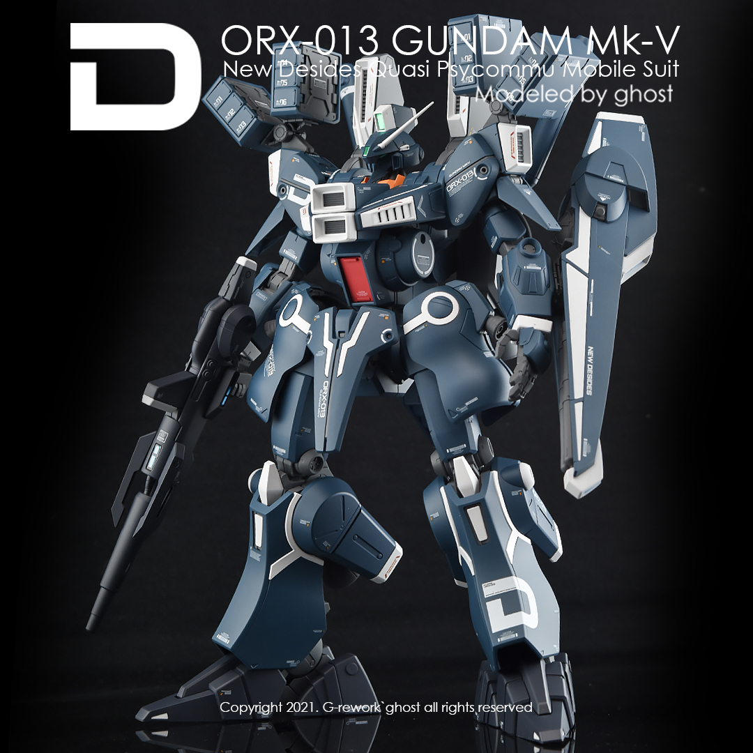 G-REWORK CUSTOM DECAL MG 1/100 ORX-013 GUNDAM Mk-V