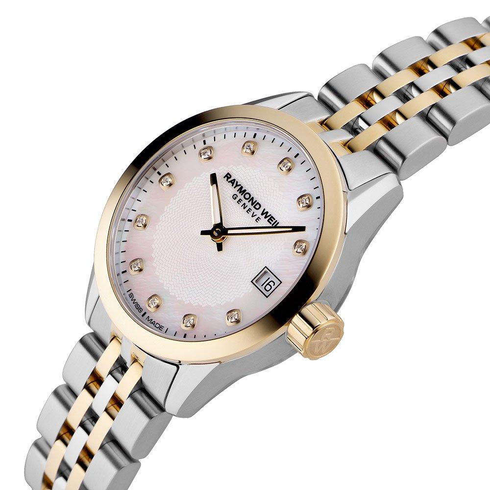 Raymond Weil 5626-STP-97081 นาฬิกาผู้หญิง Freelancer Two Tone Diamond Quartz Women's Watch