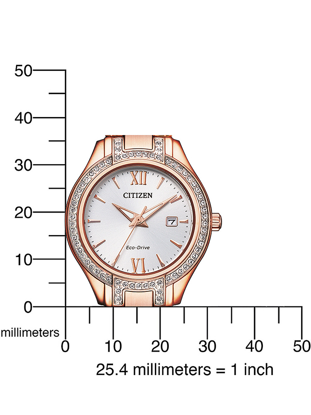 Citizen FE1233-52A นาฬิกาผู้หญิง Eco-Drive Elegance Women's Watch