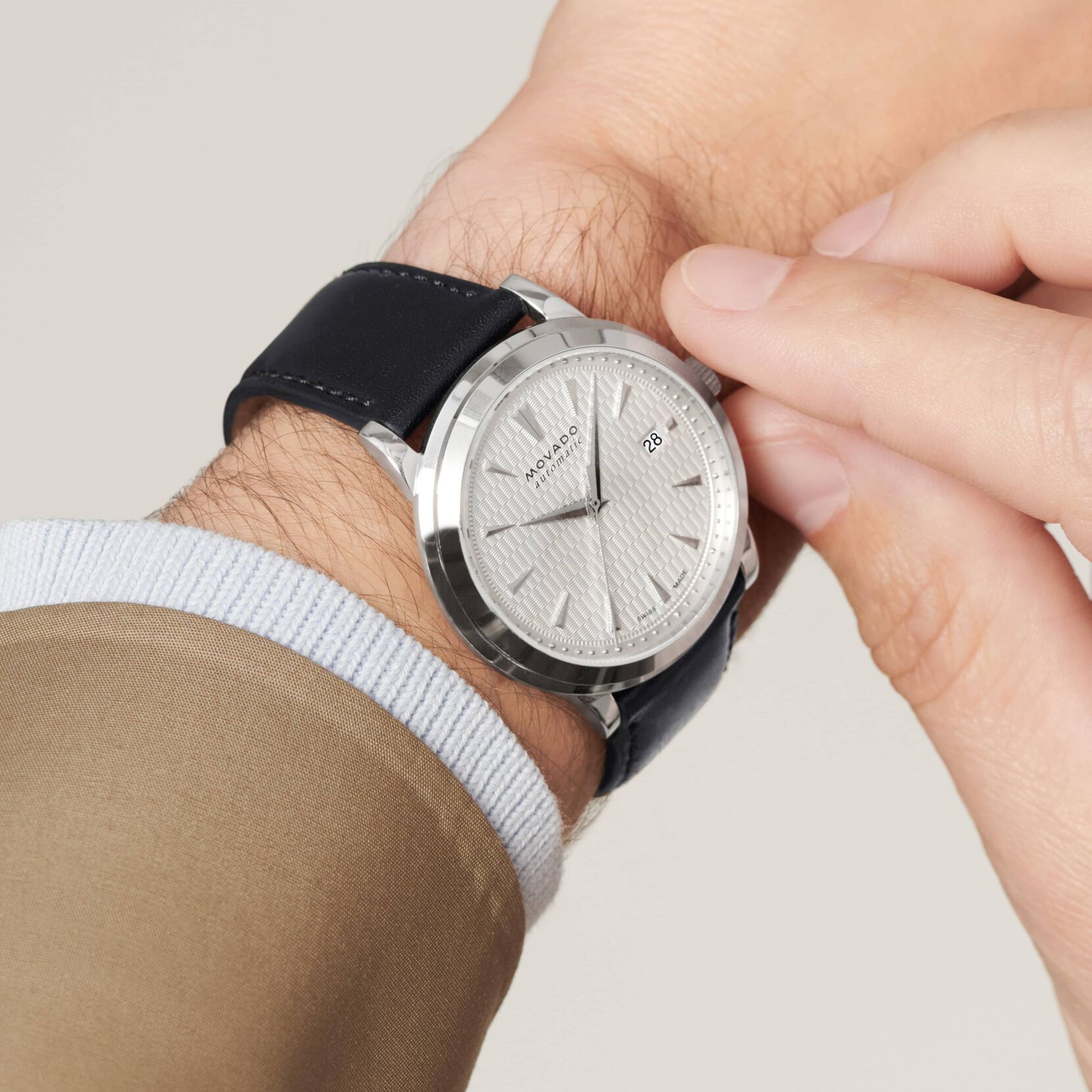 Movado 3650110 นาฬิกาผู้ชาย Heritage Series Automatic Men's Watch