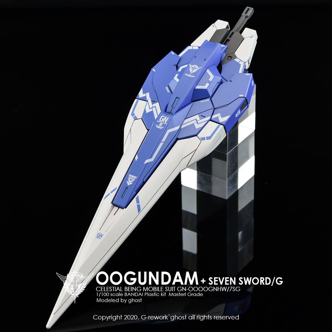 G-REWORK CUSTOM DECAL MG 1/100 OO GUNDAM + SEVEN SWORD