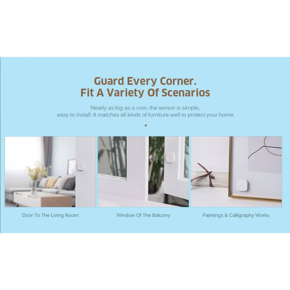 Xiaomi Aqara Smart Vibration Sensor - ตัวตรวจจับการสั่นสะเทือน Aqara (Zigbee) (CN)