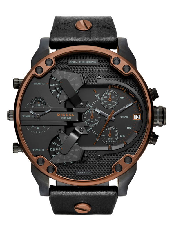 Diesel DZ7400 นาฬิกาผู้ชาย Diesel รุ่น DZ7400, Mr. Daddy 2.0 Timeframes Chronograph "Only The Brave" Men's Watch