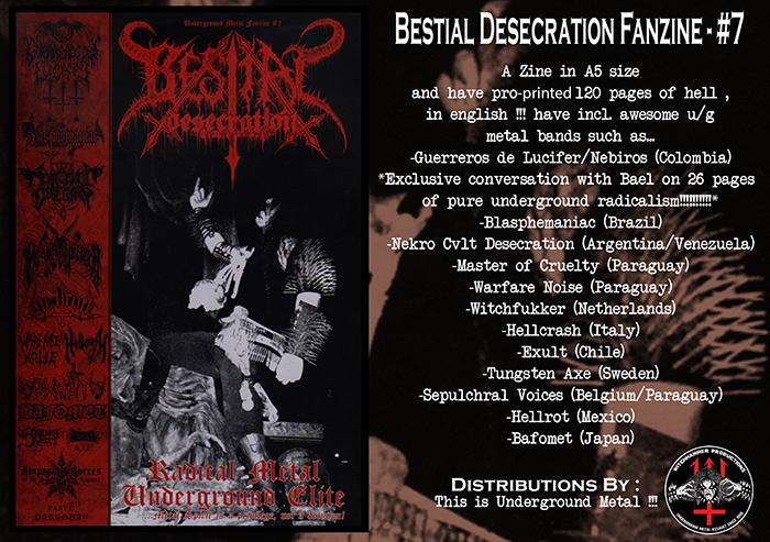 Bestial Desecration Fanzine - #7