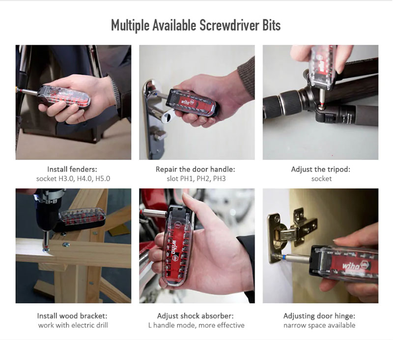 Xiaomi Wiha Crocodile Screwdriver Bits (17Pcs) - เซ็ทไขควงปากจระเข้ (17 ชิ้น)