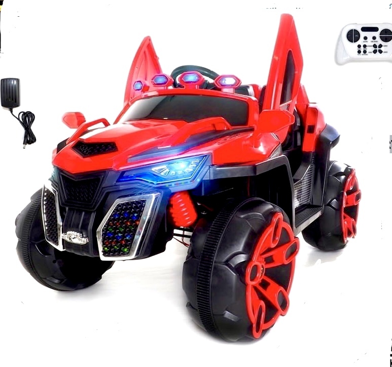 รถเด็กแบตเตอรี่JeepD-MAX4×4V.2*คันใหญ่มาก, ประตูปีกนก, บังคับบนมือถือ* (โยกสวิงได้, ออกตัวสมูท, 6มอเตอร์แบต12v7a, มีโช้ค, บูลทูธกับมือถือ เล่นUSBได้, รีโมทบูลทูธไฮเทค)
