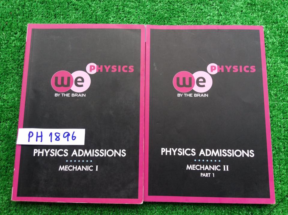 PH1896 [The brain เดอะเบรน] ฟิสิกส์คอร์ส Admission เรื่อง Machanic1+2 มีเนื้อหาสรุปกระชับ โจทย์แยกเรื่อง ลายมือสวย อ่านง่าย เล่ม1จดครบ เฉลยครบเท่าที่สอน มีเป็นบางข้อครูไม่สอน เล่ม 2 เรื่องท้ายๆเหมือนจะจดไม่ครบ ข้อที่ครูไม่เฉลยละเอียดในห้องจะมีไฟล์เฉลยละเอ