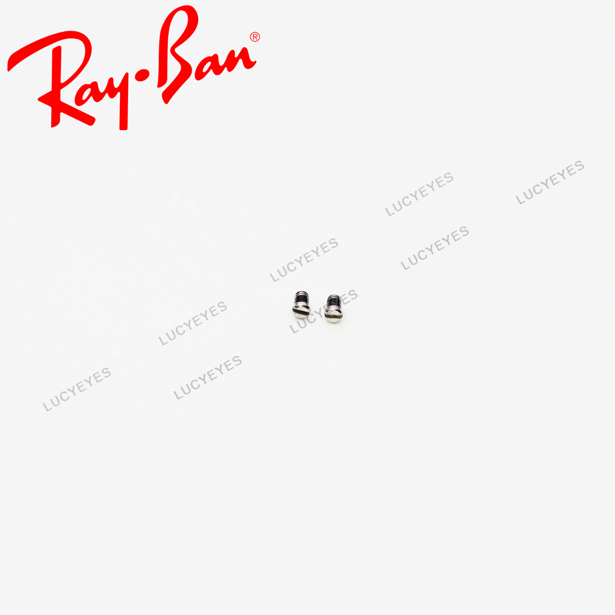 น๊อตแว่น RAYBAN แท้ 100% RB3479, AVIATOR FOLDING, RB3532, ROUND METAL FOLDING สีเงิน