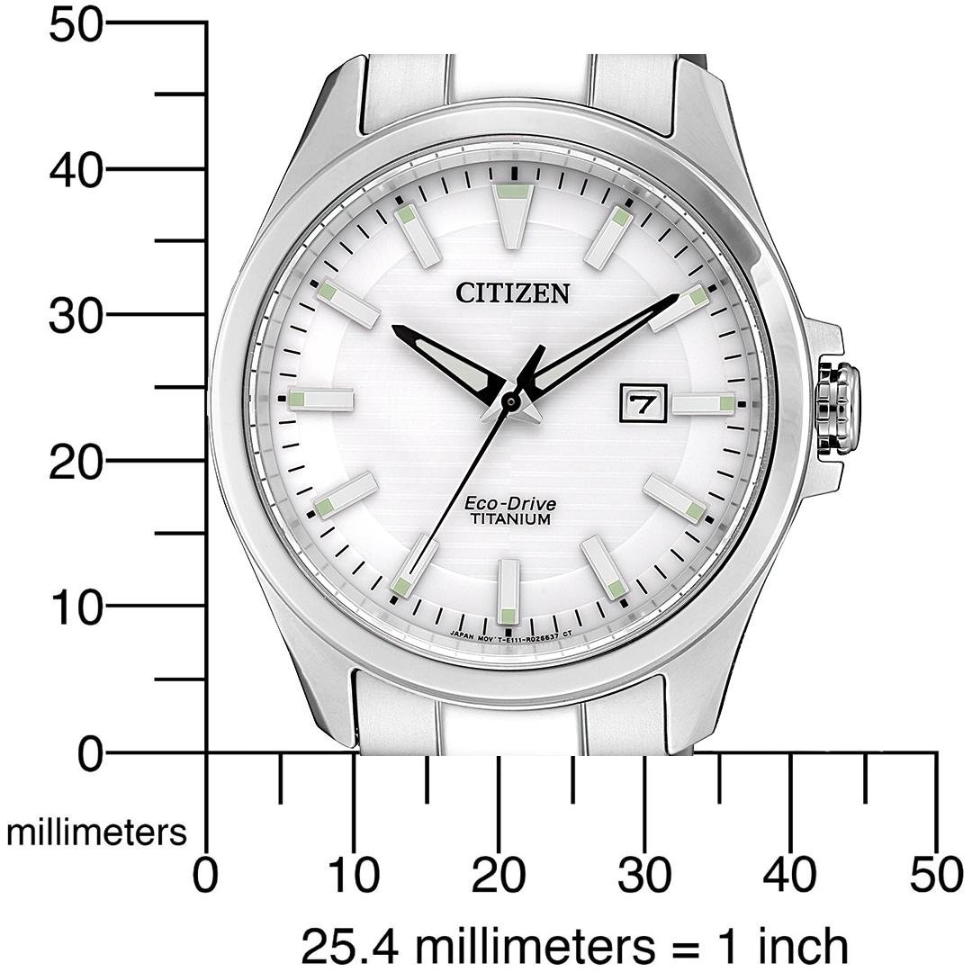 Citizen BM7470-84A นาฬิกาผู้ชาย Eco-Drive Super Titanium Men's Watch