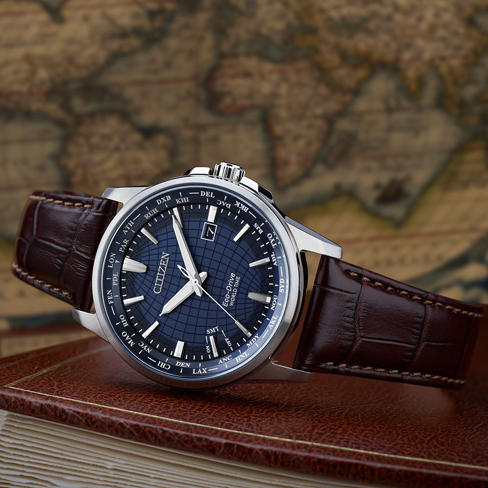 Citizen BX1000-06L นาฬิกาผู้ชาย Eco-Drive World Time Men's Watch