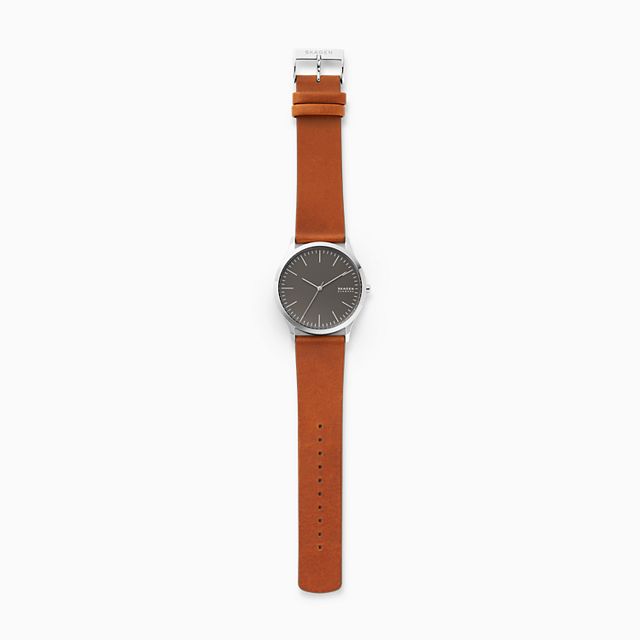 Skagen SKW6552 นาฬิกาผู้ชาย Jorn Brown Leather Quartz Men's Watch