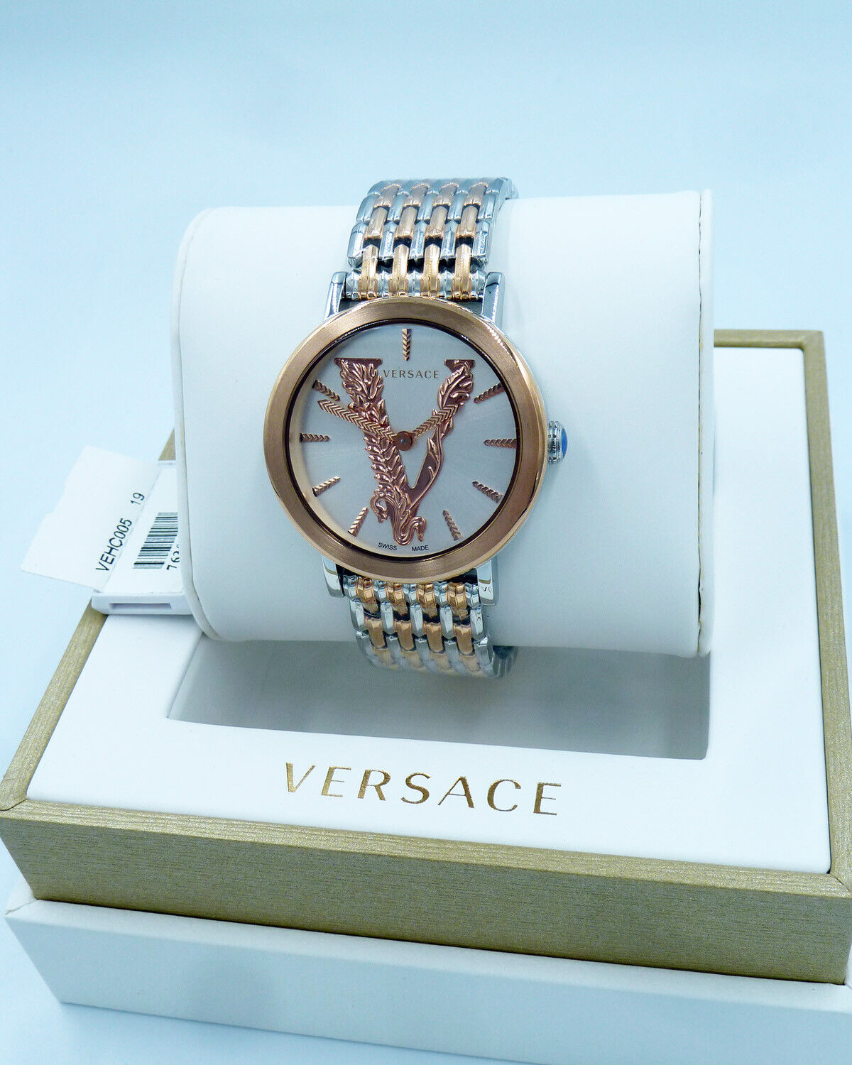 Versace VEHC00519 นาฬิกาผู้หญิง Quartz Women's Watch